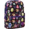 Кольоровий шкільний рюкзак для дівчаток із текстилю на одне відділення Bagland (52874) - 1