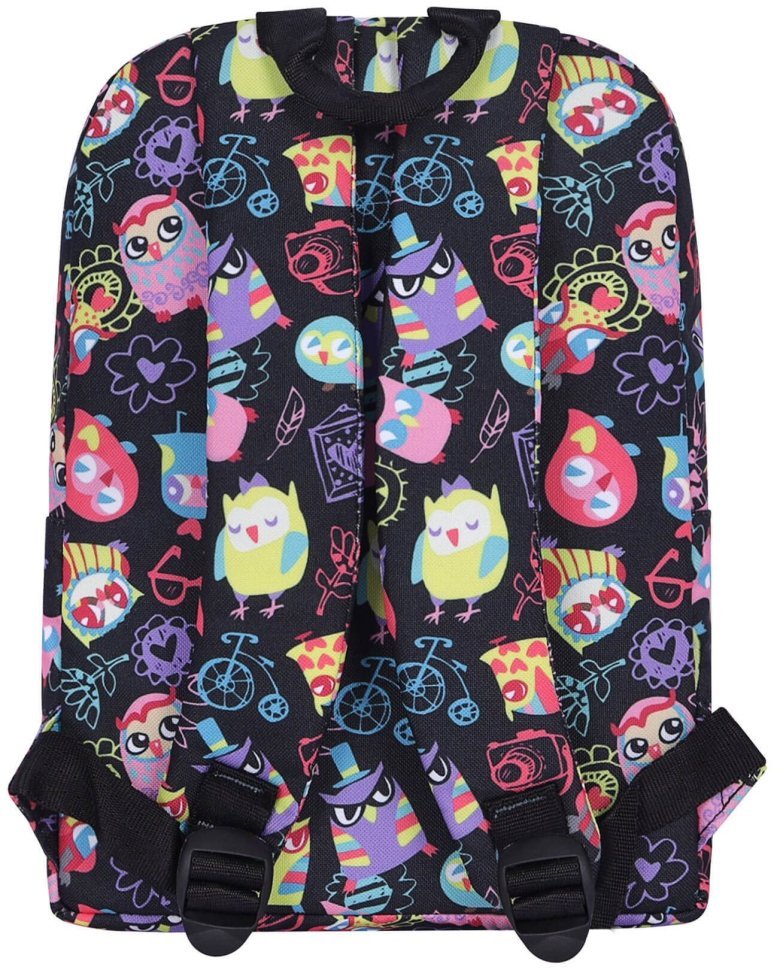 Кольоровий шкільний рюкзак для дівчаток із текстилю на одне відділення Bagland (52874)