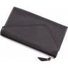 Жіночий гаманець-клатч чорного кольору зі шкіри флотар Tony Bellucci (10572) - 3