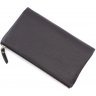 Жіночий гаманець-клатч чорного кольору зі шкіри флотар Tony Bellucci (10572) - 4