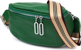 Зелена сумка жіноча через плече з натуральної шкіри флотар Vintage (2422124)