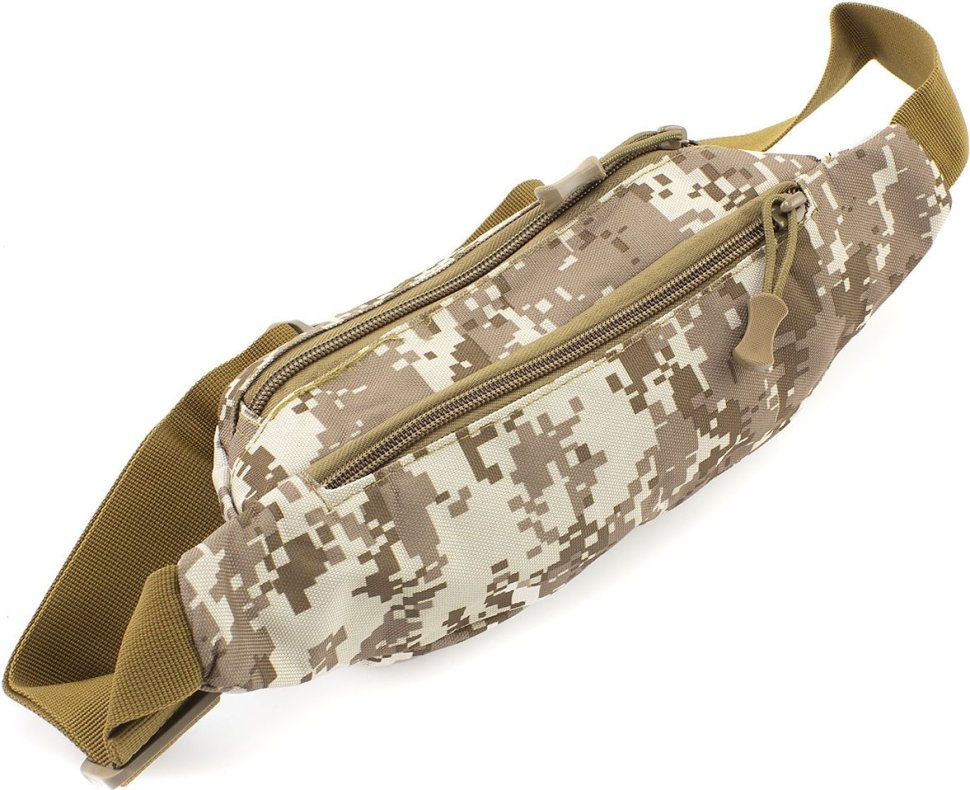 Текстильна тактична військова сумка на пояс під піксель - MILITARY STYLE (21967)