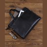 Деловая мужская кожаная сумка-портфель для документов Tiding Bag (15821) - 9