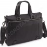 Кожаная деловая мужская сумка под формат документов А4 размера H.T Leather (10345) - 5