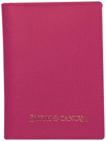 Женский картхолдер из натуральной кожи сафьяно розового цвета Smith &amp; Canova 93874