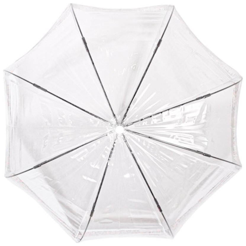 Женский зонт-трость Fulton Birdcage-2 Wedding Floral Border (механика, прозрачный с цветочным принтом) 94074 фото №6 Женский зонт-трость Fulton Birdcage-2 Wedding Floral Border (механика, прозрачный с цветочным принтом) 94074 modnotak фото №6