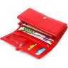 Жіночий гаманець великого розміру з натуральної шкіри червоного кольору Tony Bellucci (2421957) - 4