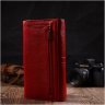 Женский кошелек большого размера из натуральной кожи красного цвета Tony Bellucci (2421957) - 8