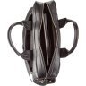 Деловая мужская сумка-портфель из натуральной кожи черного цвета KARYA (2417284)  - 4