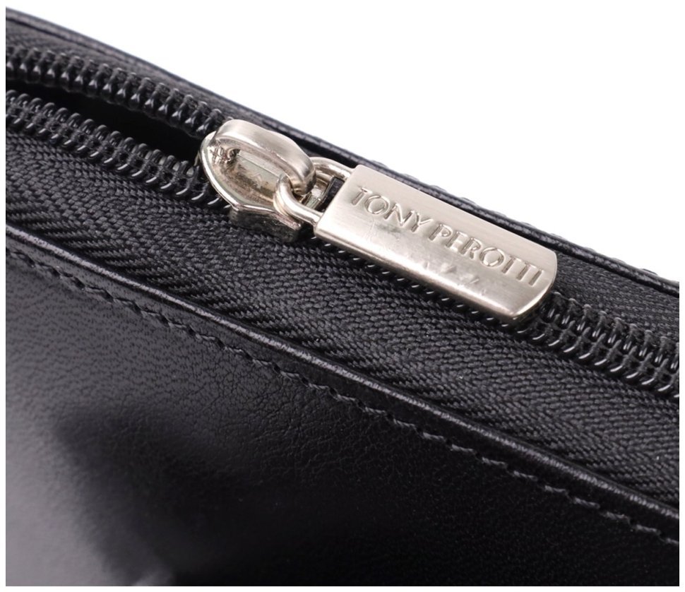 Черная женская сумка среднего размера из натуральной кожи с ручками KARYA (2420860) modnotak фото №16