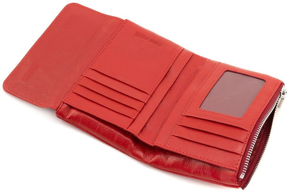 Кожаное женское портмоне ST Leather 94574 Красного цвета modnotak фото №8