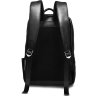 Кожаный рюкзак черного цвета с гладкой поверхностью Tiding Bag (21244) - 4