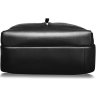 Кожаный рюкзак черного цвета с гладкой поверхностью Tiding Bag (21244) - 5