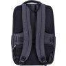 Черный текстильный рюкзак с ортопедической спинкой Bagland (55474) - 3