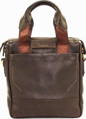 Чоловіча вертикальна сумка коричневого кольору VATTO (12015)