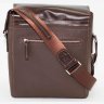Мужская сумка коричневого цвета из гладкой кожи VATTO (12115) - 5