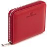 Червоний жіночий гаманець із натуральної шкіри на блискавці ST Leather 1767274 - 8