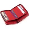 Червоний жіночий гаманець із натуральної шкіри на блискавці ST Leather 1767274 - 6
