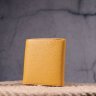 Яскравий жіночий шкіряний гаманець жовтого кольору з монетницею KARYA (2421376) - 8
