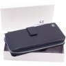 Темно-синій гаманець-клатч із натуральної шкіри із кистьовим ремінцем ST Leather 1767374 - 8