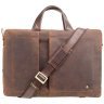 Светло-коричневая кожаная мужская сумка для ноутбука 15-ти дюймов Visconti Octo 77374 - 1