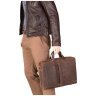 Светло-коричневая кожаная мужская сумка для ноутбука 15-ти дюймов Visconti Octo 77374 - 3
