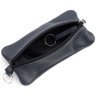 Велика шкіряна ключниця з двома відділеннями синього кольору Leather Collection 97774 фото №5 Велика шкіряна ключниця з двома відділеннями синього кольору Leather Collection 97774 modnotak фото - 5
