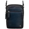 Компактная сумка через плечо из натуральной кожи Visconti AT 43 синего цвета 107974 фото №1 Компактная сумка через плечо из натуральной кожи Visconti AT 43 синего цвета 107974 modnotak фото - 1