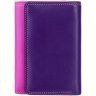 Шкіряний жіночий гаманець фіолетового-рожевого кольору з монетницею Visconti Biola 68874 - 9