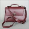 Женская кожаная бордовая сумка с плечевой лямкой BlankNote Classic 78974 - 3