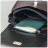 Женская кожаная бордовая сумка с плечевой лямкой BlankNote Classic 78974 - 5