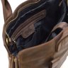 Мужская сумка-портфель для ноутбука из натуральной коричневой кожи крейзи хорс TARWA (21742) - 2
