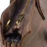 Мужская сумка-портфель для ноутбука из натуральной коричневой кожи крейзи хорс TARWA (21742) - 8