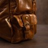 Чоловіча сумка-трансформер із натуральної шкіри рудого кольору Vintage (20361) - 9