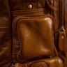 Чоловіча сумка-трансформер із натуральної шкіри рудого кольору Vintage (20361) - 10
