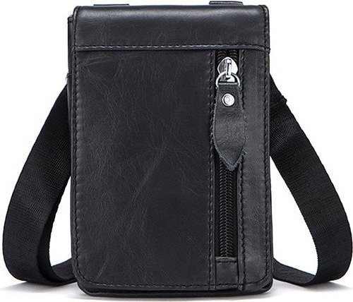 Шкіряна сумка клатч з можливістю носіння на поясі VINTAGE STYLE (14691) modnotak фото №1