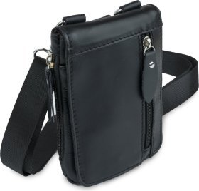 Шкіряна сумка клатч з можливістю носіння на поясі VINTAGE STYLE (14691)