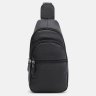 Черная мужская сумка-рюкзак среднего размера из натуральной кожи флотар Keizer 71675 - 2