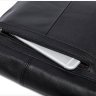 Классическая мужская сумка планшет черного цвета VINTAGE STYLE (14884) - 4