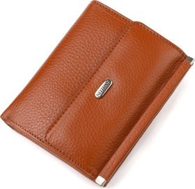 Коричневий жіночий гаманець середнього розміру із натуральної шкіри з монетницею CANPELLINI (2421811)
