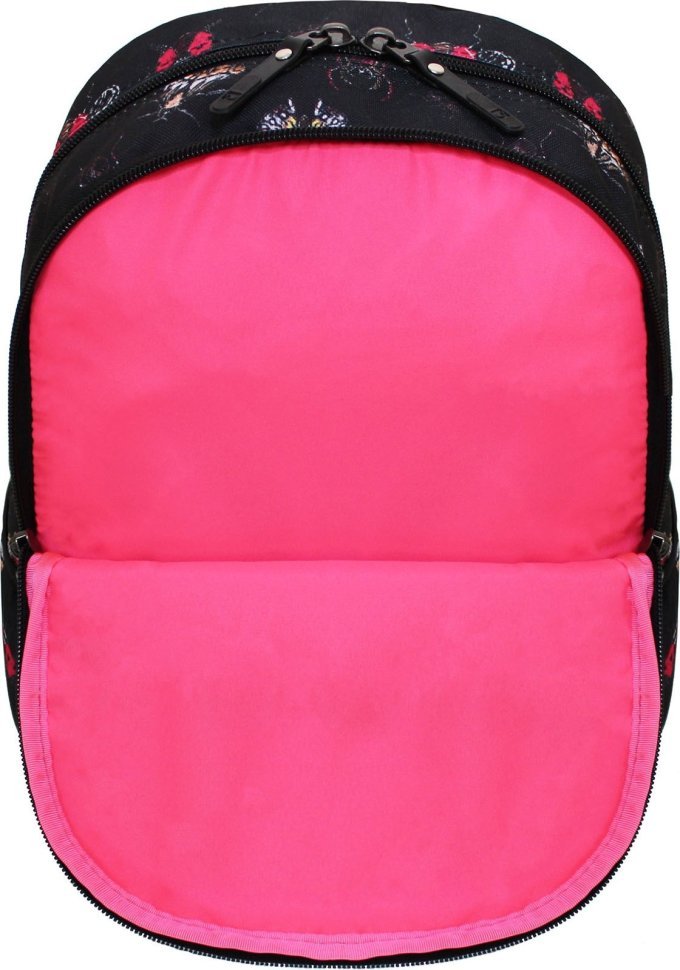 Жіночий рюкзак з текстилю з оригінальним принтом Bagland (53375) фото №4 Жіночий рюкзак з текстилю з оригінальним принтом Bagland (53375) modnotak фото №4