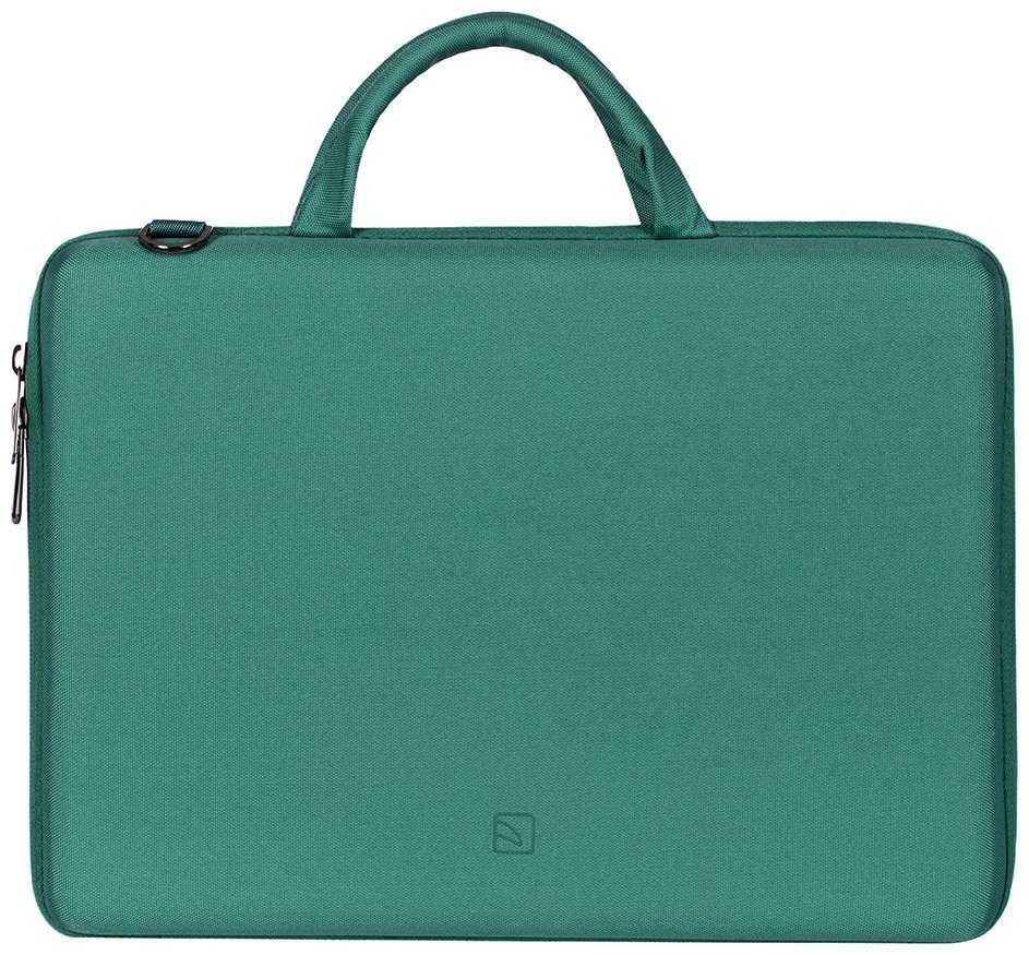 Женская компактная сумка на каждый день из полиэстера для ноутбука до 14" зеленого цвета Tucano Darkolor 103475 modnotak фото №4