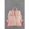 Женский рюкзак розового цвета из фактурной кожи BlankNote Олсен (12834) - 6
