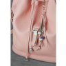 Женский рюкзак розового цвета из фактурной кожи BlankNote Олсен (12834) - 7