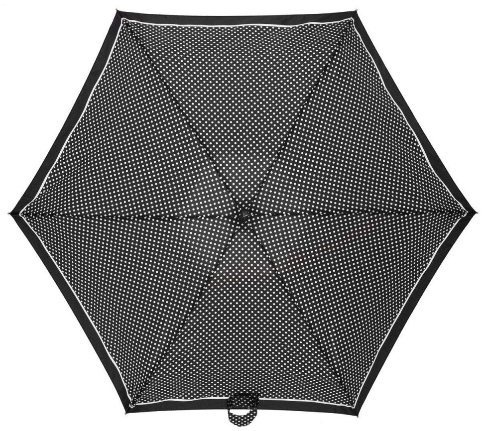Мини зонт женский Fulton Tiny-2 L501 Classics Mini Spot (механика, складной, черный в белый горошек) 93875 modnotak фото №4