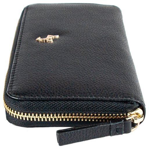 Вместительный женский кошелек из натуральной фактурной кожи с RFID-хащитой Ashwood J51 94175 черного цвета фото №7 Вместительный женский кошелек из натуральной фактурной кожи с RFID-хащитой Ashwood J51 94175 черного цвета modnotak фото №7