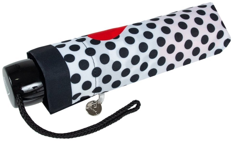 Женский складной зонт Fulton Minilite-2 L354 Love Heart Spot (механика, компактный, мультиколор, Великобритания) 94375 modnotak фото №10
