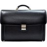 Кожаный фирменный портфель черного цвета Desisan (217-011) - 1