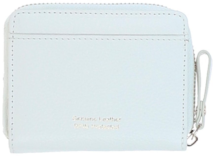 Стильный женский кошелек из фактурной кожи на кнопке Ashwood Y50 белого цвета 95475 modnotak фото №3