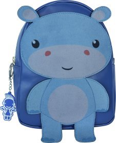 Синій дитячий рюкзак ANIMALS зі шкірозамінника Bagland (55675)